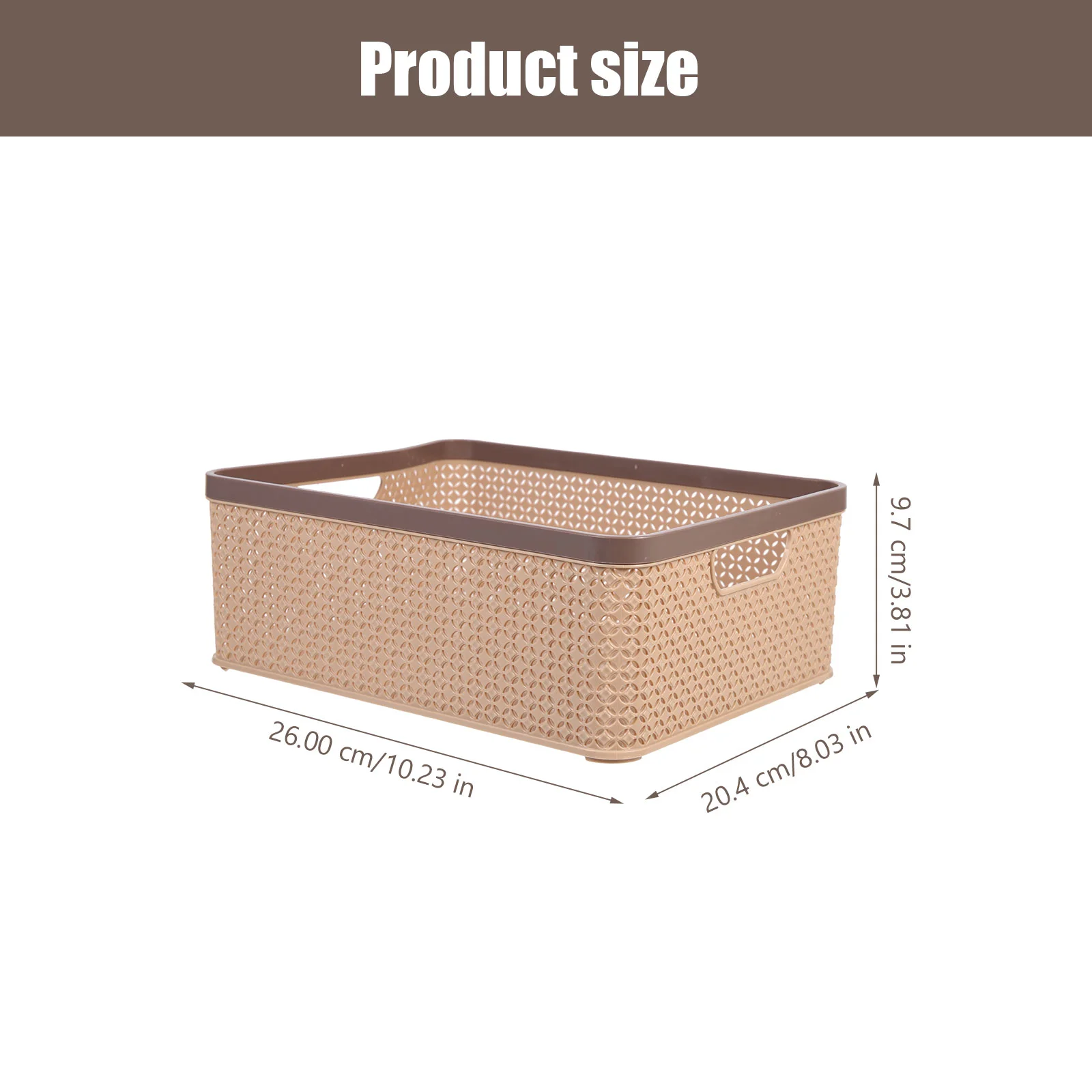 Storage Box Desktop Basket Delicate Sundry Plastic Sundries Toy Household Home Supplies Organizer