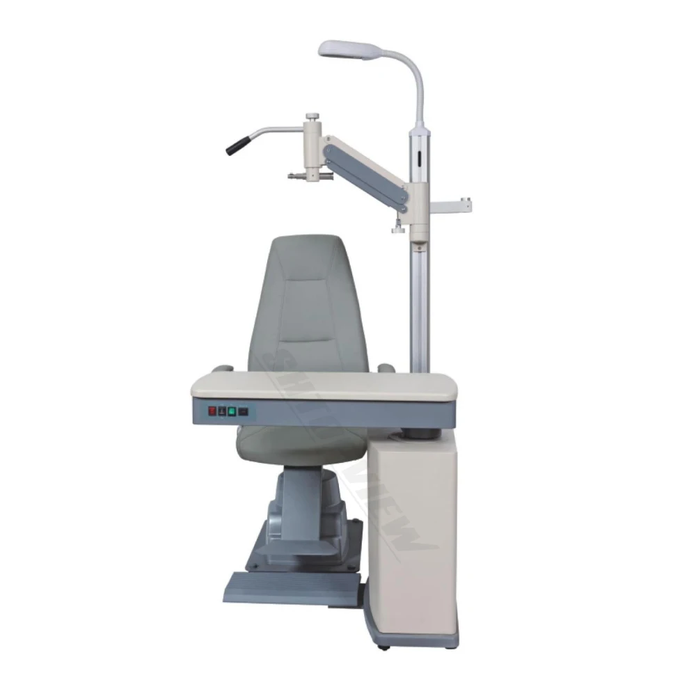 

2022 new coming ophthalmic unit and chair stand for 2 instruments large table and chair WZ-400B-2