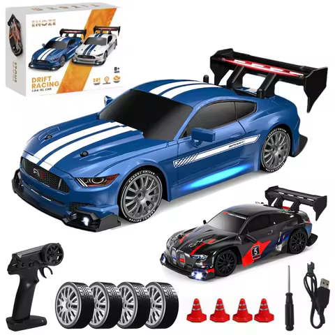 4WD RC Drift Car Remote Control GTRPRO AE86PRO Model 4x4 Racing RTR Radio Truck Vehicle Toy Gift for Boy Girl Children Kid Adult