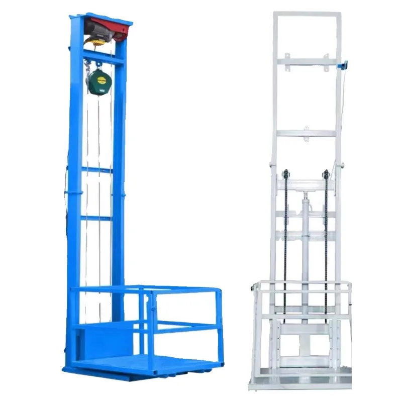 

Household small electric hydraulic lift freight elevator simple warehouse factory hoist