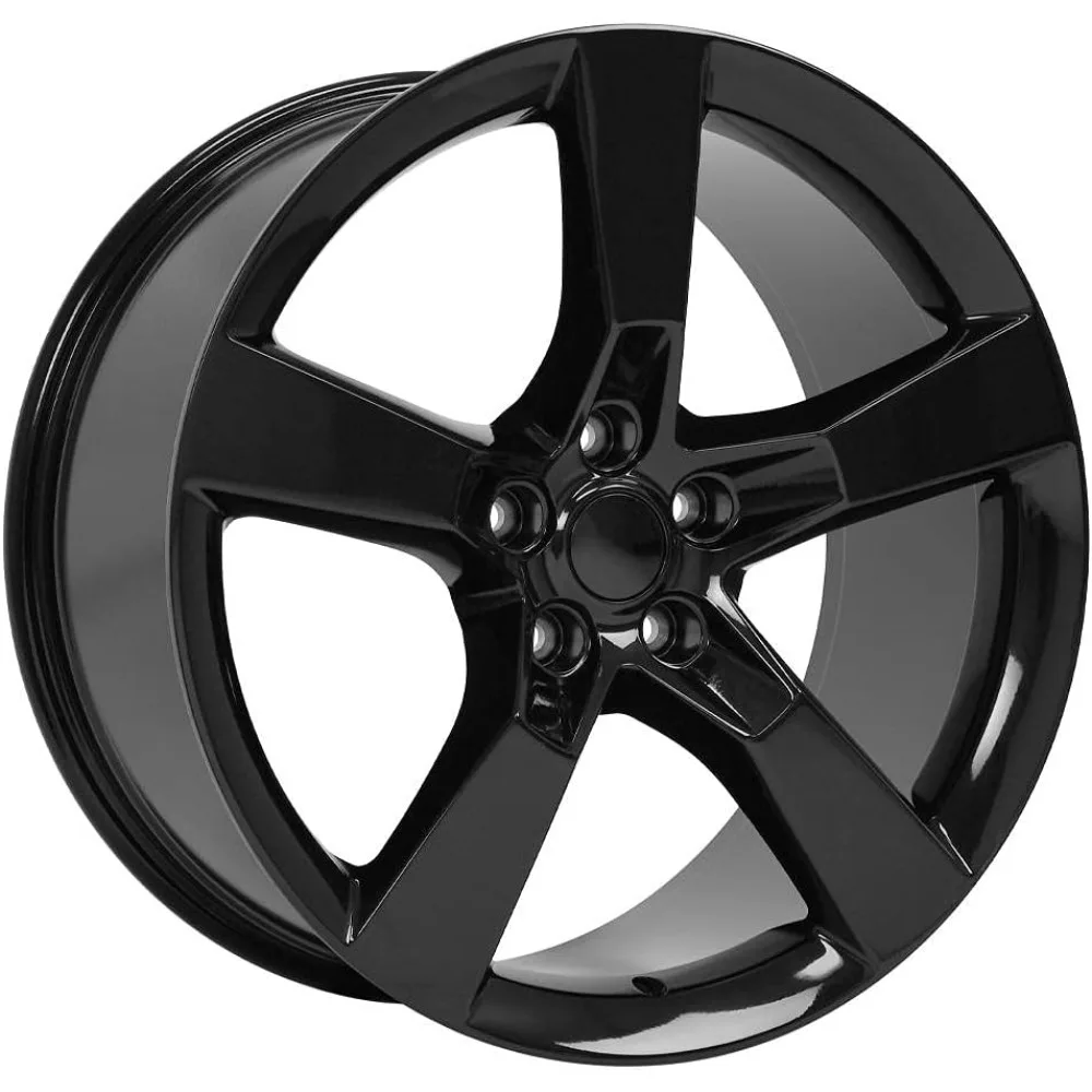 عجلات CV11 حافة 20 بوصة تناسب طراز Camaro SS 5x120 20x9 أسود لامع - Hollander 5443