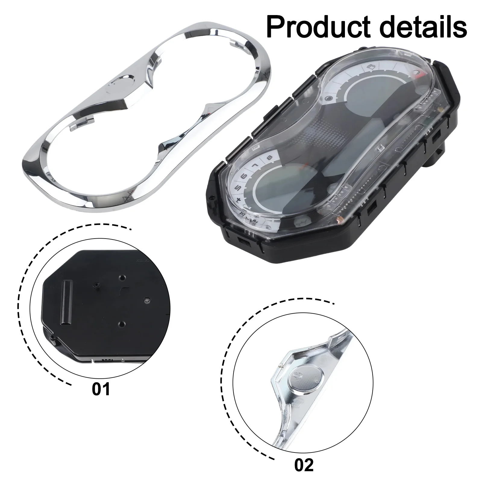 Digital Gauge Aftermarket Replacement Enhanced Readability In Sunlight Accurate Speed And Fuel Readings For Jet Ski