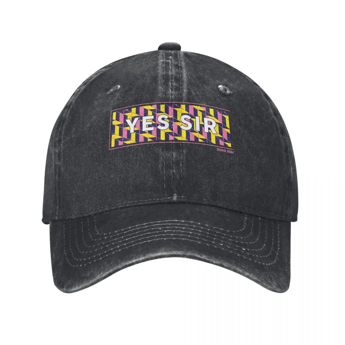 

Yes Sir, Colorful Print denim Hat Breathable Design Summer Hat Baseball Cap For Men
