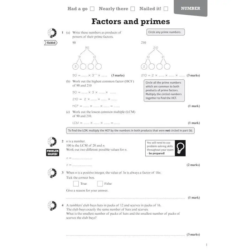 Pearson REVISE AQA GCSE Mathematics Arbeitsbuch mit höherer Revision für 2025 und 2026 Bewertungen und Prüfungen Glyn Payne 9781447987871