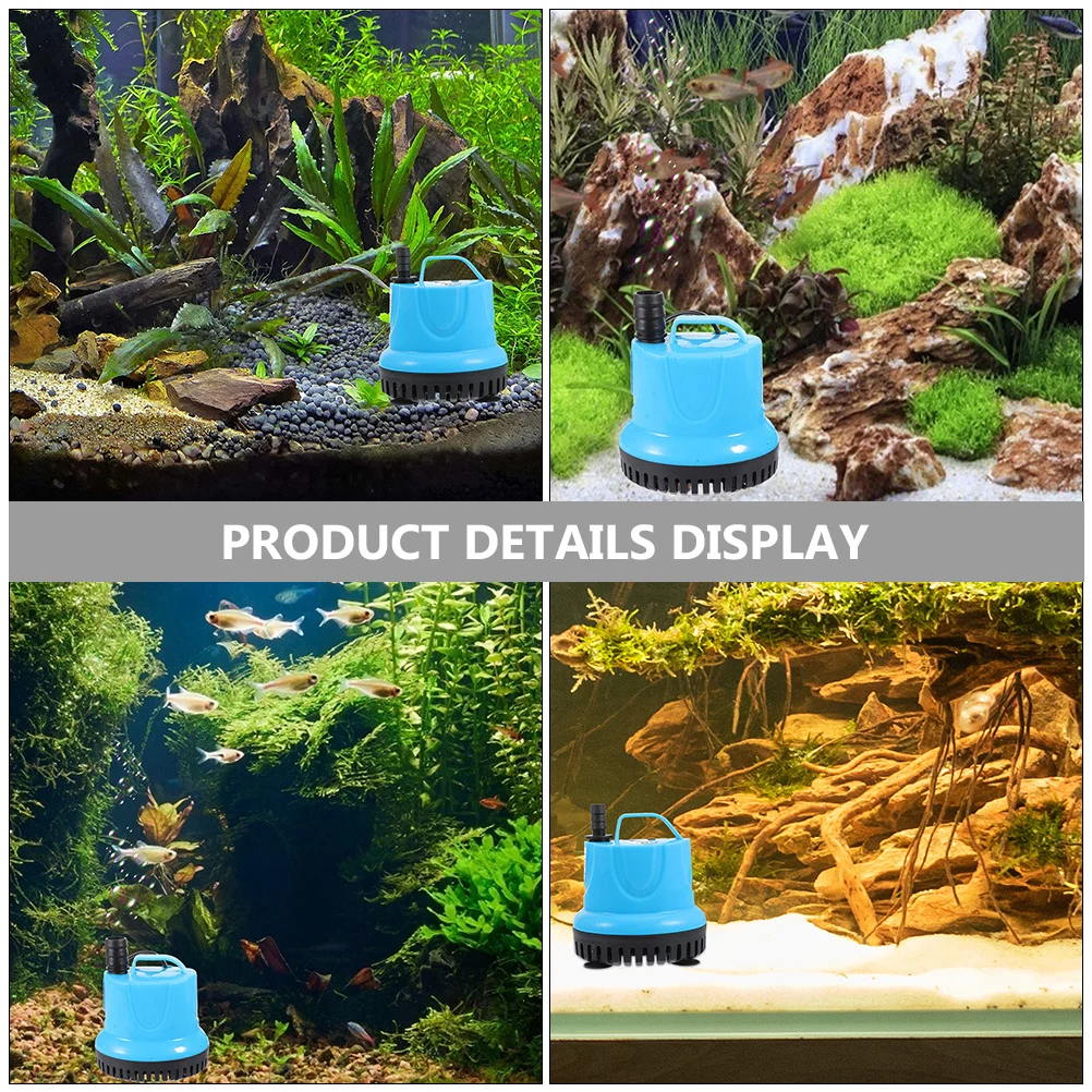 خزان الأسماك مضخة مياه غاطسة كتم تصفية لبركة حوض السمك 220 فولت تداول صغير الأكسجين شفط كأس مضخة