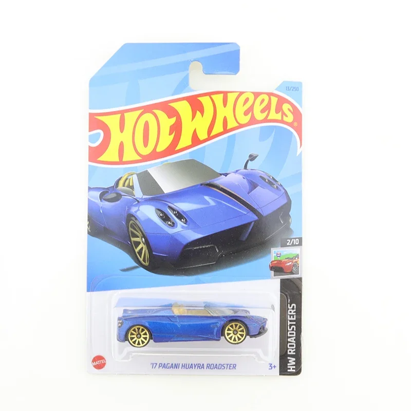 2023-13 Original Hot Wheels Mini Alloy Coupe 17 PAGANI HUAYRA ROADSTER 1/64 Metal Diecast Model Car Kids Toys Gift