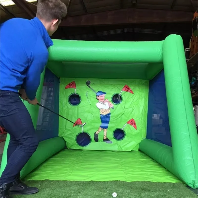 Inflatable golf emulator Inflatable golf ball batting cage Inflatable chip batting sports Golf game