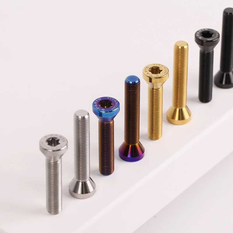 1PCS Titanium Alloy Rear Hub Bolts M10 D17 Length 35 49 55mm For BMW R1250GS Water Bird and R1200GS Motorcycle Modification