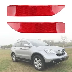 LÃĄmparas reflectoras de parachoques trasero de coche, cubiertas de luz de parachoques trasero para Honda CRV CR-V 2007 2008 2009, accesorios para automÃģviles