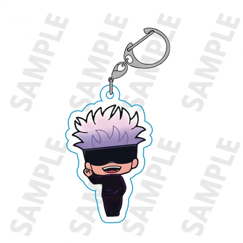 Anime Jujutsu Kaisen Gojo Satoru Fushiguro Megumi Itadori Yuji Acrylic Figure Model Key Chain Pendant Toy Gift Accessories