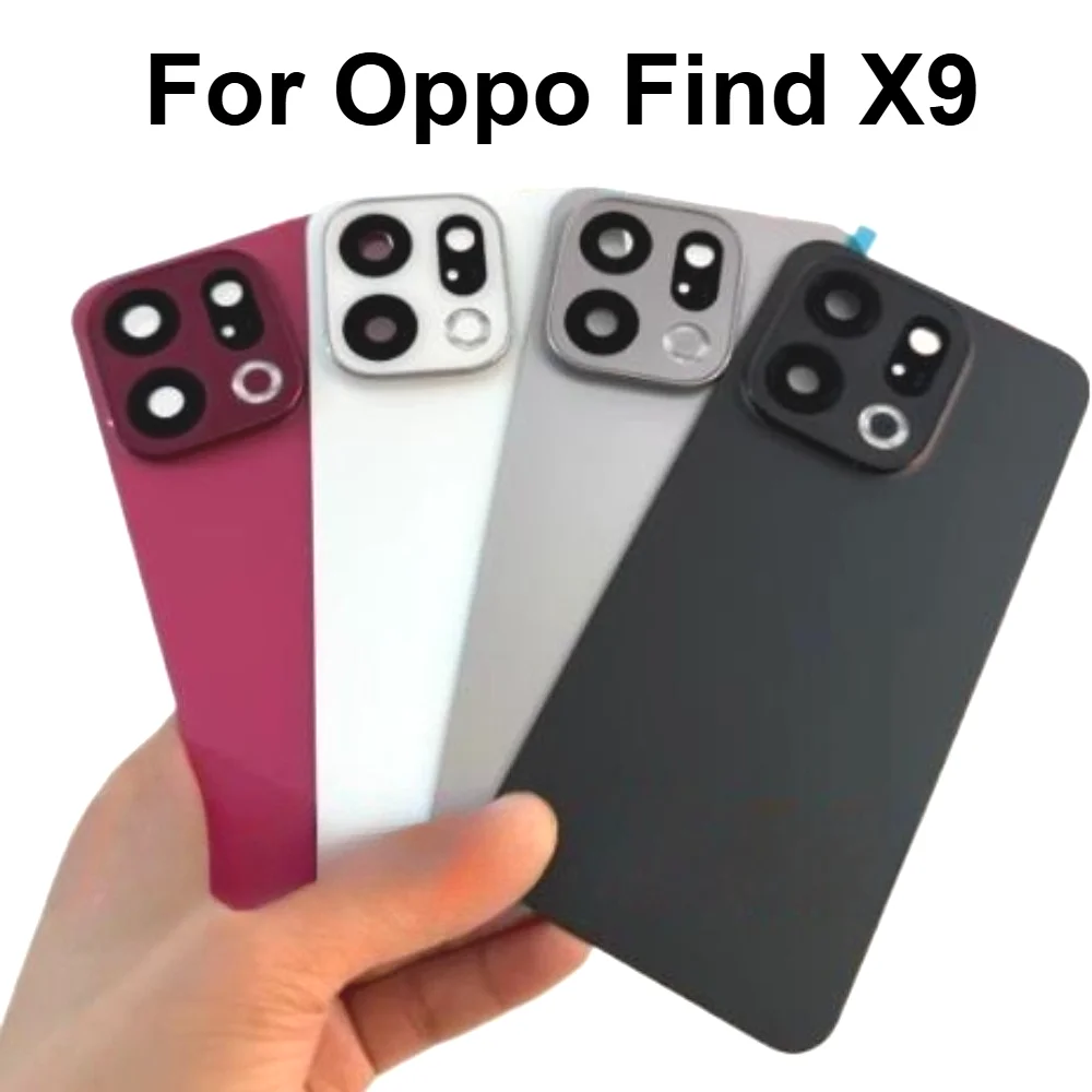 A+++ For Oppo Find X9 battery back cover shell back cover glass CPH2797, PLJ110  with lens parts replacement