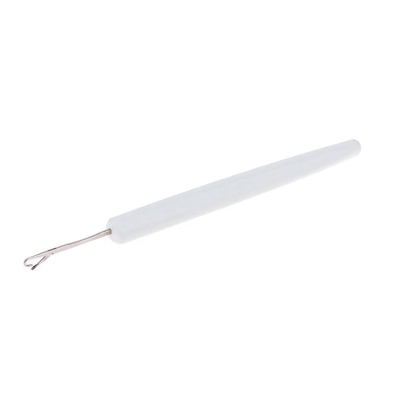 Hot Sale 1Pc White Crochet Latch tool for All 4.5mm Standard Gauge Knitting Machine Weave Craft Sewing Tools 14cm