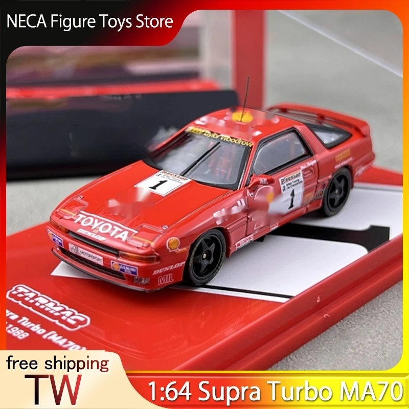 

Tarmac Works 1:64 1988 Toyota Supra Turbo MA70 BTCC #1 Diecast Model Car BTCC Limited Edition Racing Collectible Ideal Gift Toys