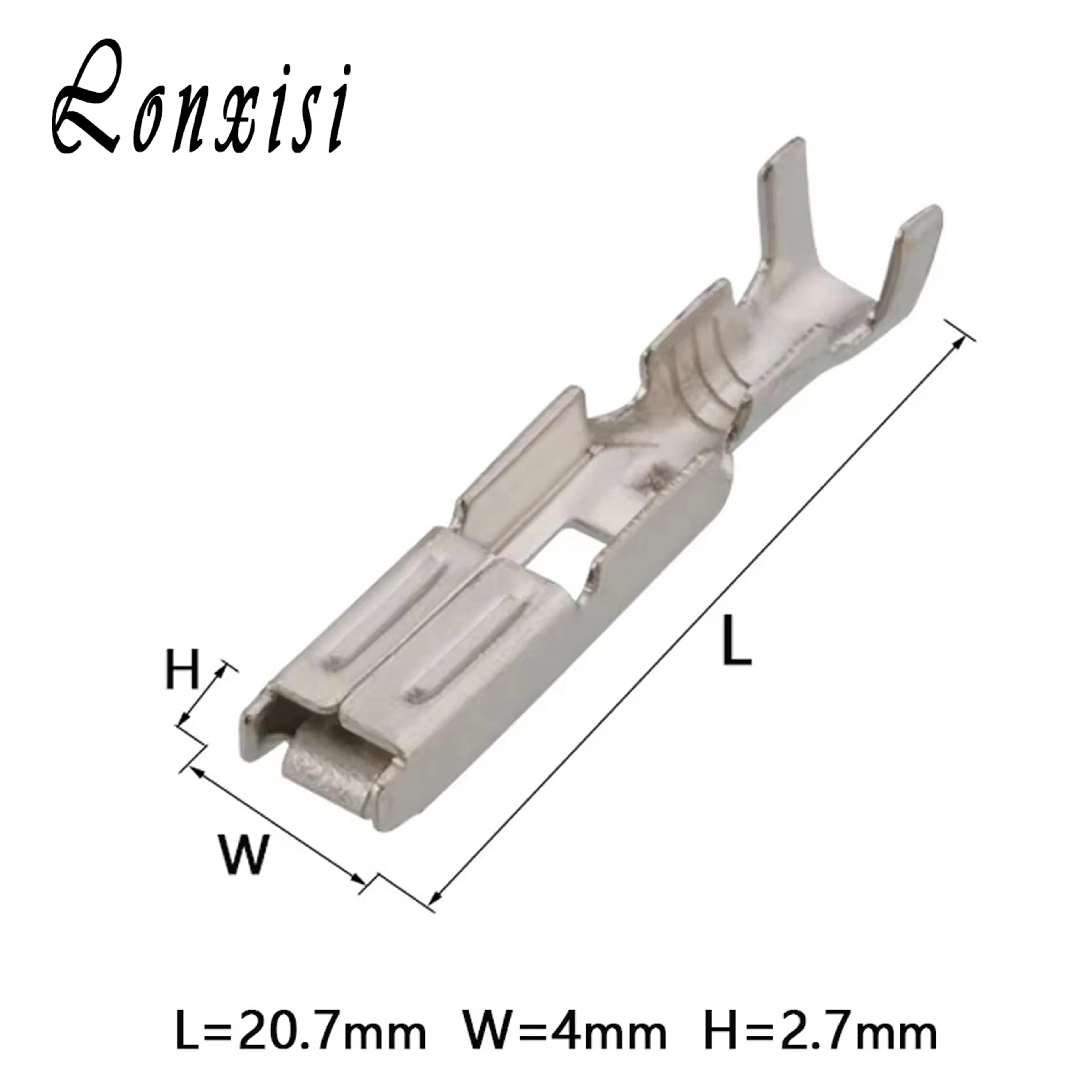 

20/50/100/200 Pcs 3.0 Automobile Wiring Connector Tyco Terminal Plugs Fuse Box Wire Harness Soft Jacket DJ622-3*0.6A （B））