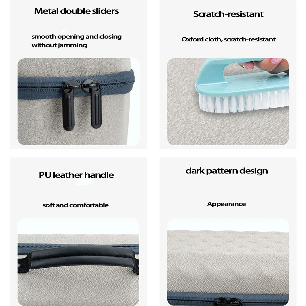 Portable Carrying Case for Samsung The Freestyle Projectors Case Multifunctional Zipper Travel Case Projectors Accessories Bag