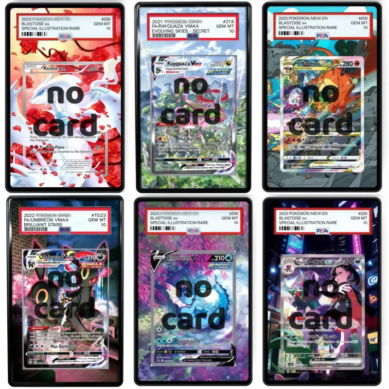 Étui de protection en acrylique et porte-clés pour affichage d'art d'anime, épée et bouclier, Rayquaza et Reshiram d'Évolutions Célestes, cadeau pour les fans de jeux d'anime, étendre l'art