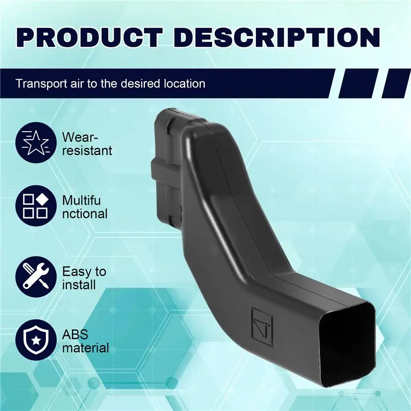 AEE5-Car Back Seat AC Outlet Air Vent Extension Tube For Subaru Forester XV Outback