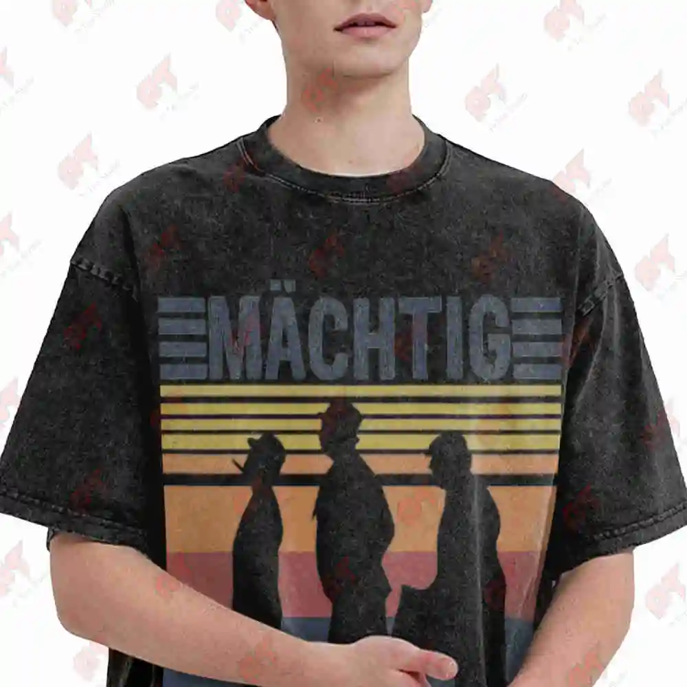 Mighty Powerful The Olsen Gang GDR Vintage Washed Tee Pure Cotton T-Shirt