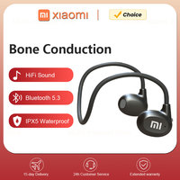 Xiaomi Wireless Bluetooth 5.3 Headphones Hifi Stereo Earbuds Bone Conduction Neckband Earphones Sports Over Ear Headset With Mic