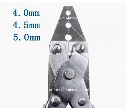 Saxophone Flute Clarinet Repair Tool Parallel Swedging Pliers Key Shaft Rod Tube Shrink Mouth Clamp