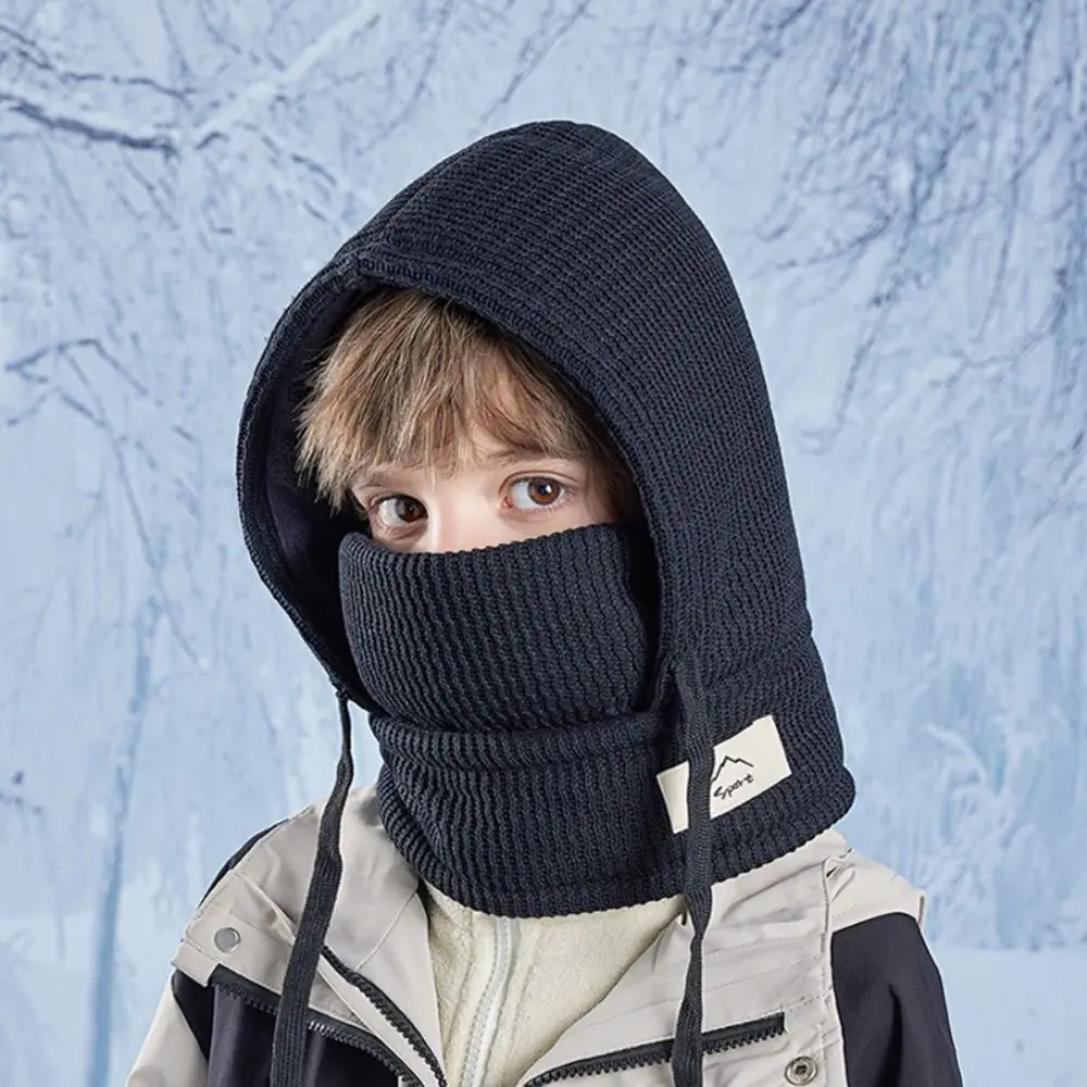 

Новая зимняя балаклава для детей: теплая маска-шарф, многофункциональная утолщенная шапка-балаклава