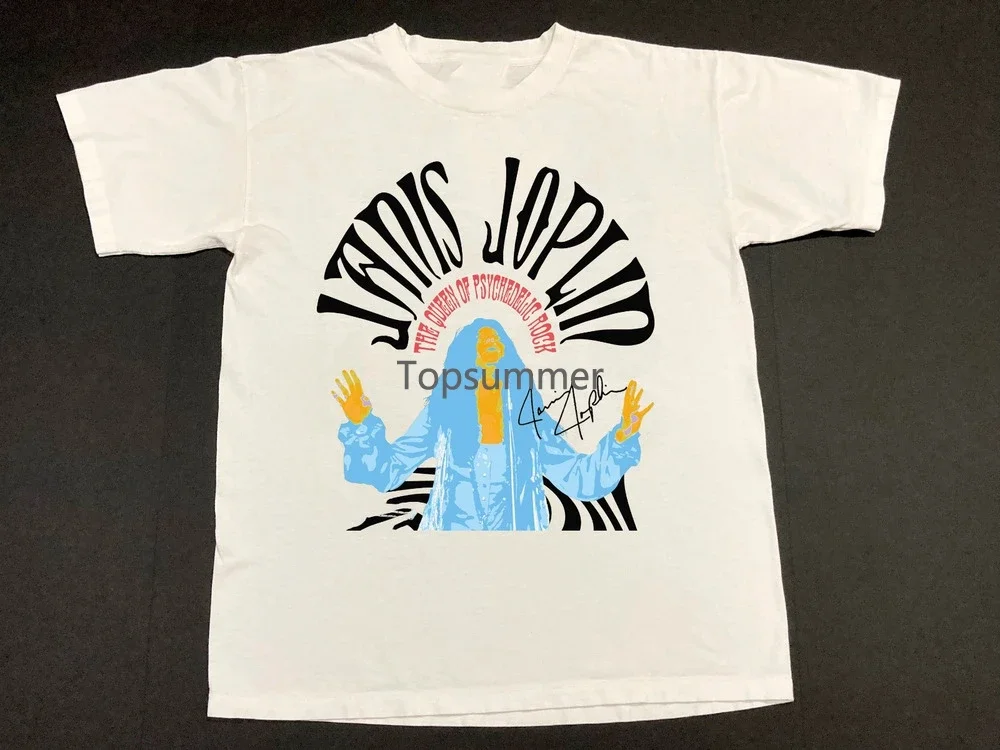 Hot Janis Joplin Gift For Fan Short Sleeve White All Size Unisex T-Shirt Tmb697