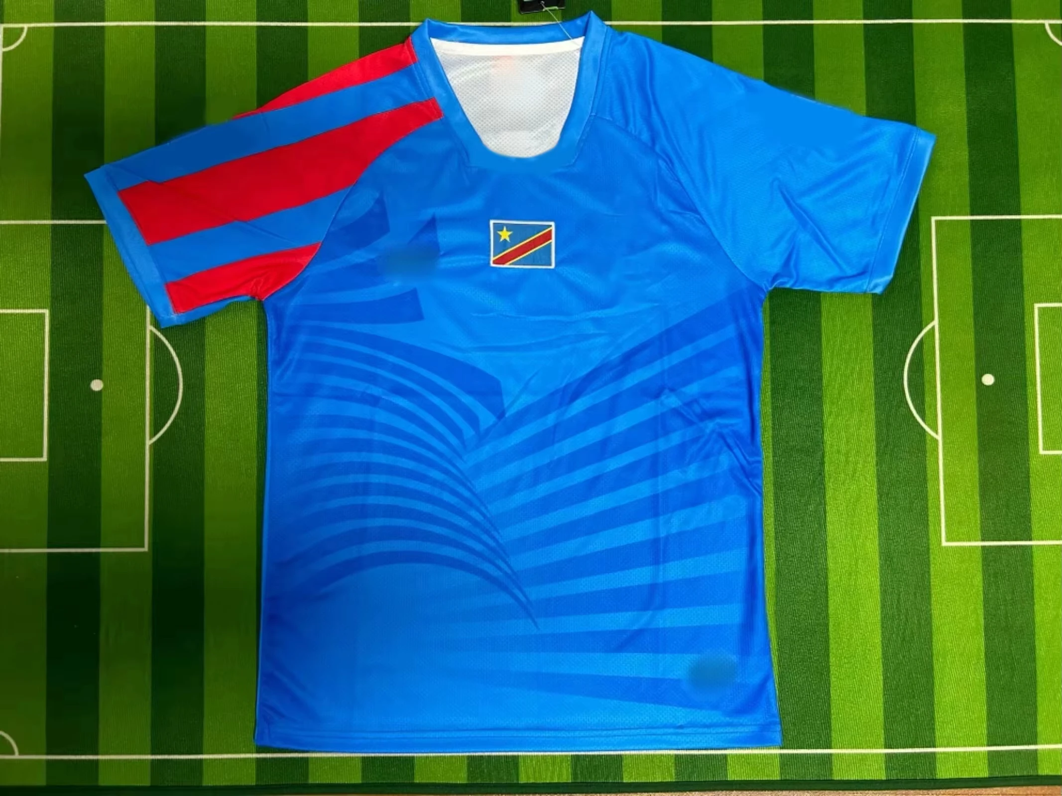 سلسلة DR Congo، جيرسي كرة قدم ثلاثي الأبعاد للجنسين، Camiseta De Fútbol، مايوه دي فوت، طقم، للمعجبين، معدات داعمة