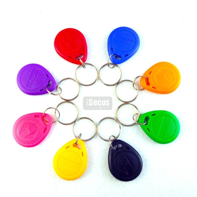 10Pcs 125KHz EM4100 RFID Keyfob Read Only EM-ID Tag Token Access Control Door Entry Time Attendance Security System