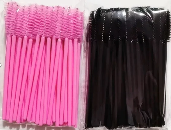 100pcs For Eyelash Extension Makeup Disposable Eyelash Brushes Spoolies Micro Lash Mascara Wands Combs Wholesale