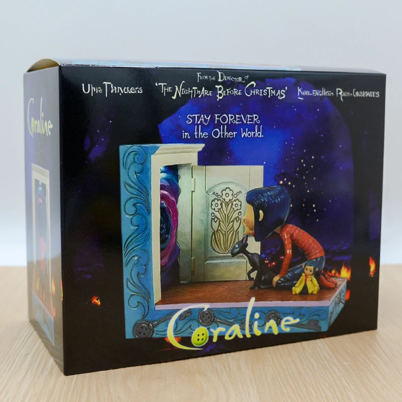 20cm Coraline & die Geheime Tür Anime-Mädchenfigur Coraline Actionfigur Mr. Bobinski/Wybie/Die Katze Figurine Modellpuppe Spielzeug Geschenk – Detail 19