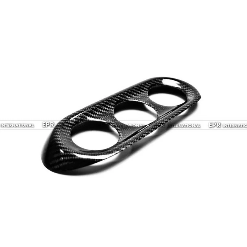 Aplicable Mitsubishi Lancer Evolution 10 piezas de modificación de fibra de carbono cubierta de perilla de aire acondicionado Panel de instrumentos Interior