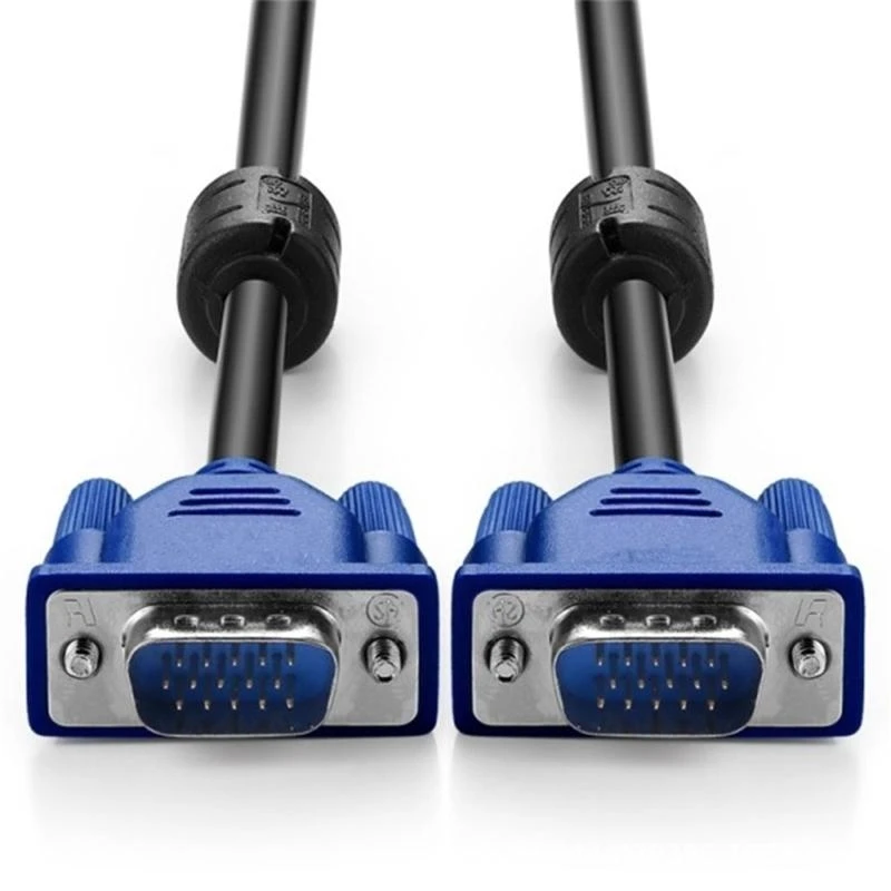P9FA مرنة كابل VGA الذكور إلى الموصلات الذكور سلك مسطح لتوصيل أجهزة الكمبيوتر بالمراقبة ومكافآت أجهزة التلفزيون والتشغيل #2