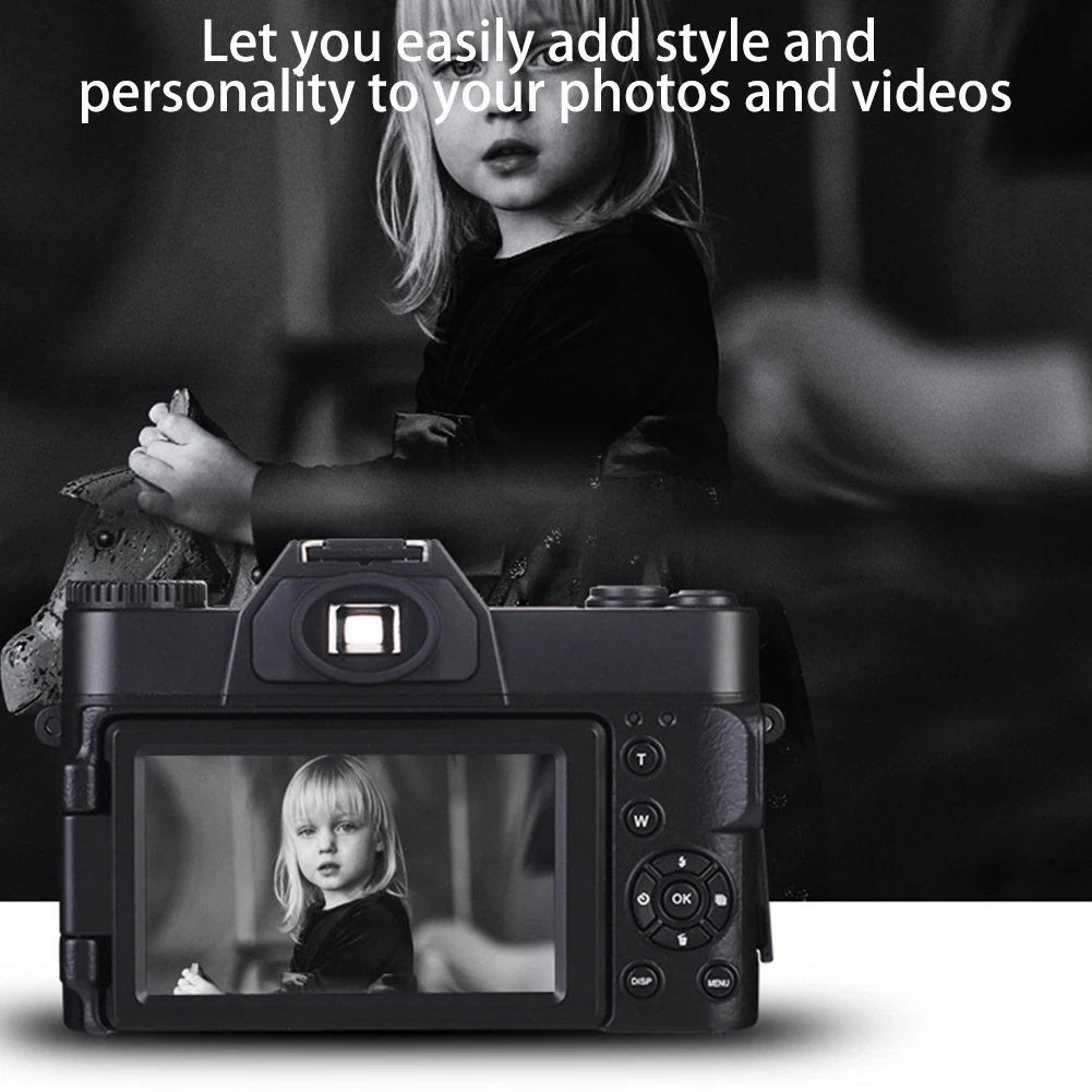 

4K 16X Digital Zoom Camera 1500mAh Wide Angle Recorder Detachable Macro Lens Digital Camera for Live Video Call Online Meeting