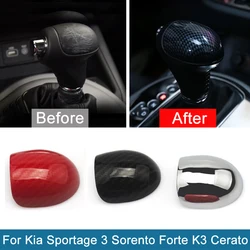 Car Accessories For Kia Sportage 3 Sorento Forte K3 Cerato Cadenza K7 Carens Optima K5 2011-2015 Gear Shift Knob Head Cover Case