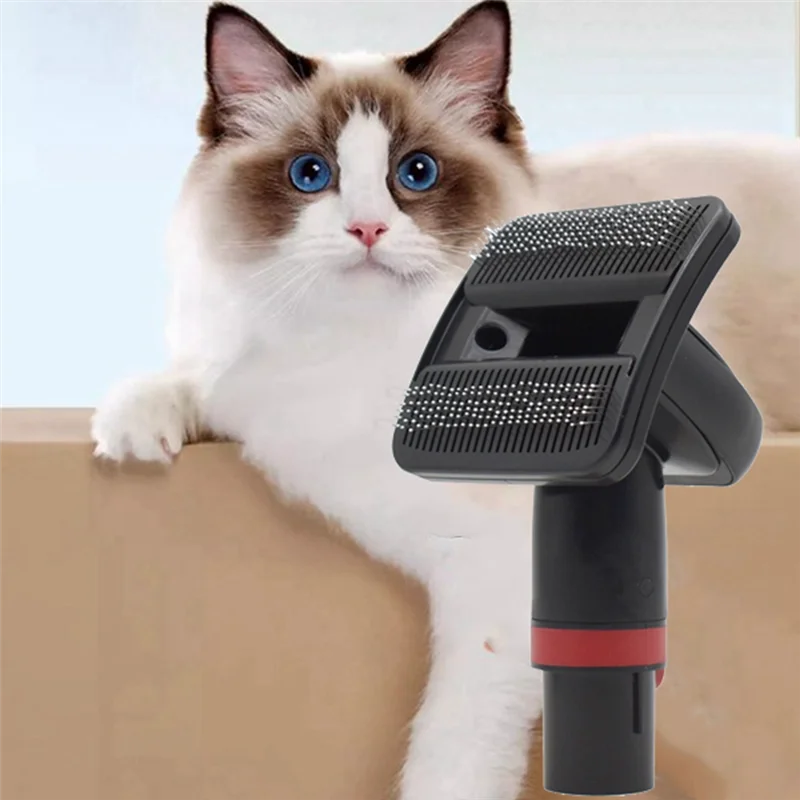 LECKL-فرشاة تفريغ شعر الكلب لدايسون V7 V8 V10 V11 V15 مرفقات فراغ أداة العريس الحيوانات الأليفة يزيل الشعر السائب