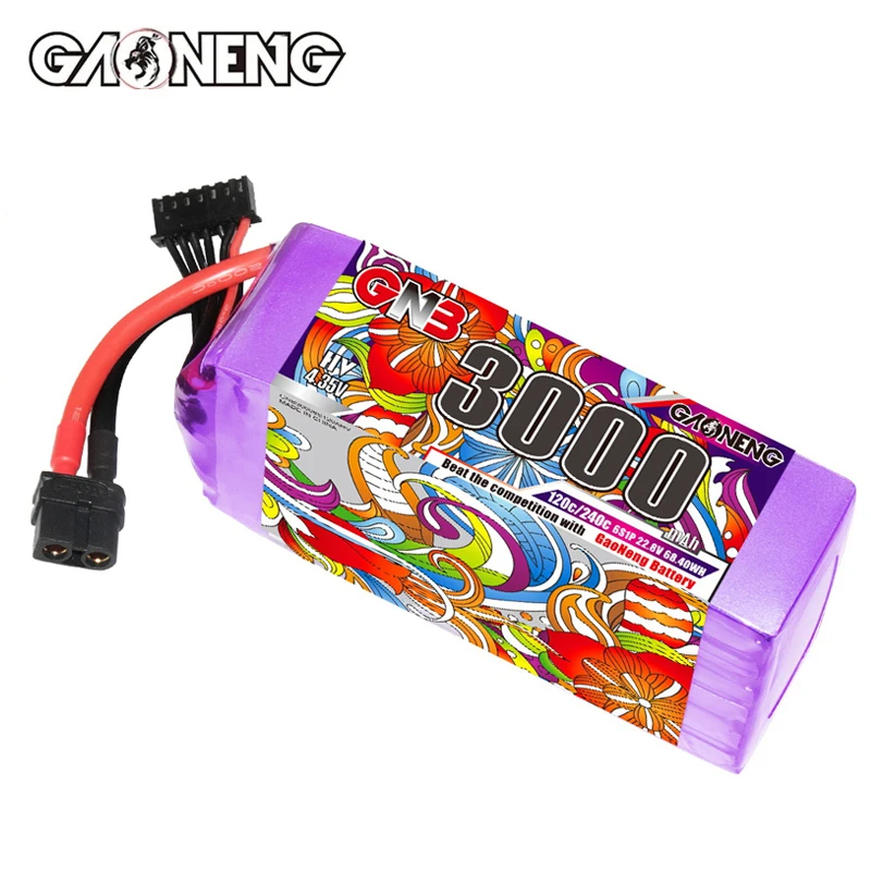 GNB 6S HV 22.8V 3000mAh 120C/240C Lipo Battery for FPV Drone Quadcopter Helicopter Aircraft RC Car Boat Model Parts 6S Battery