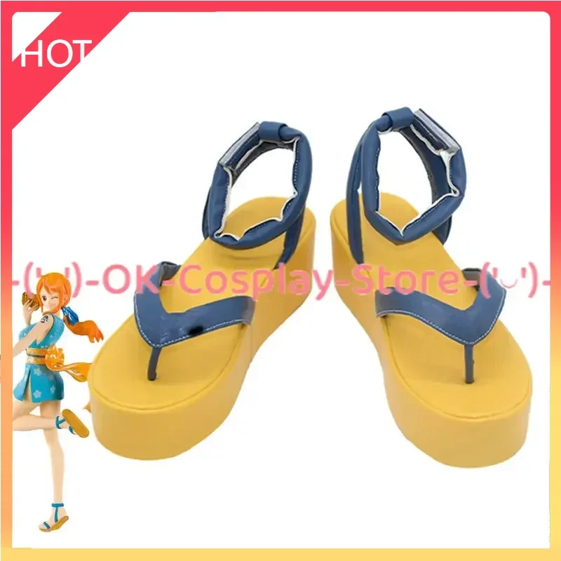 

Nami Cosplay Shoes Halloween Carnival Boots PU Shoes Cosplay Props Custom Made