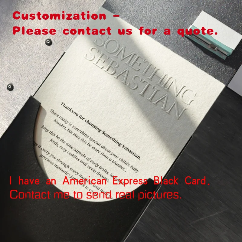 

Изготовленная на заказ бумага с покрытием на заказ, 800 г/м2, деловые благодарственные открытки, высококачественная трафаретная печать с тиснением