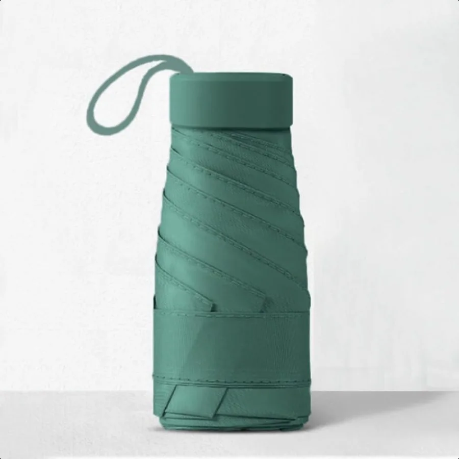 

Компактный мини-зонт для кошелька Легкий карманный дорожный зонт с черным УФ-покрытием для защиты от солнца Фиолетовый