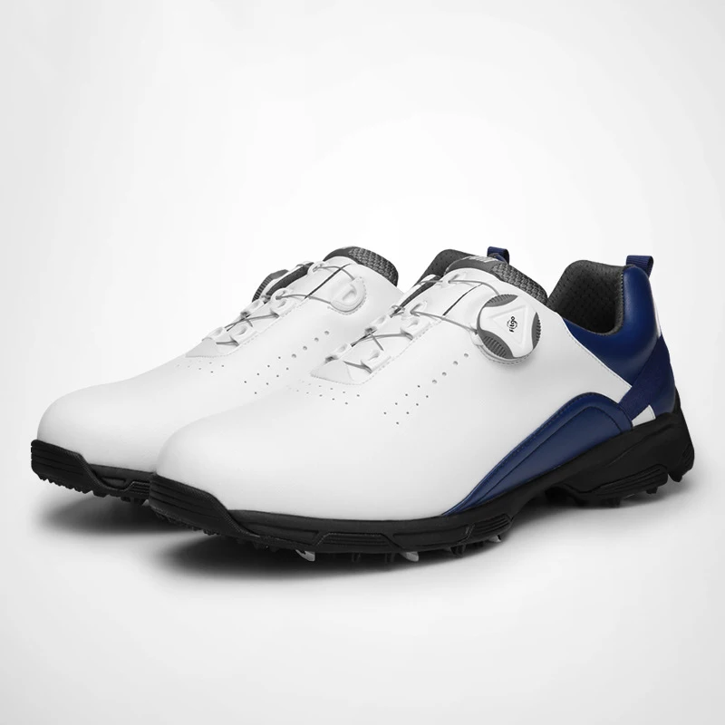 PGM-zapatos de Golf impermeables y transpirables para hombre, zapatillas deportivas con cordones giratorios, antideslizantes, XZ143