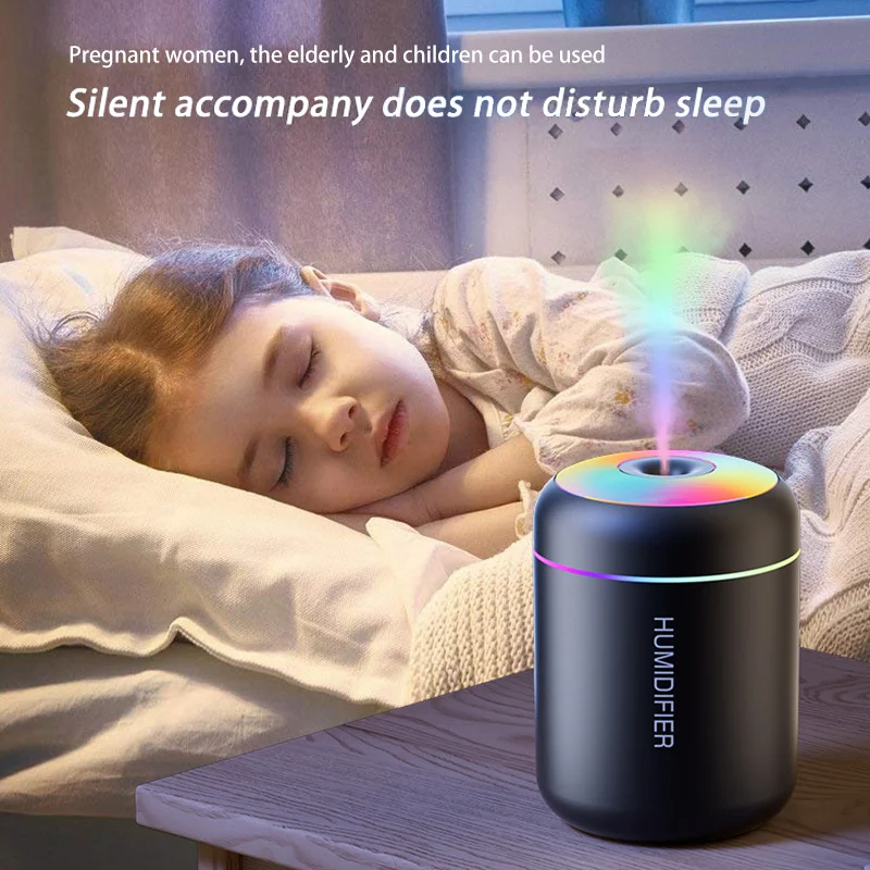 Xiaomi Desktop Humidifier Mini Dazzle Night Light USB Silent Air Humidification Machines Fine Mist Household Car Office Portable