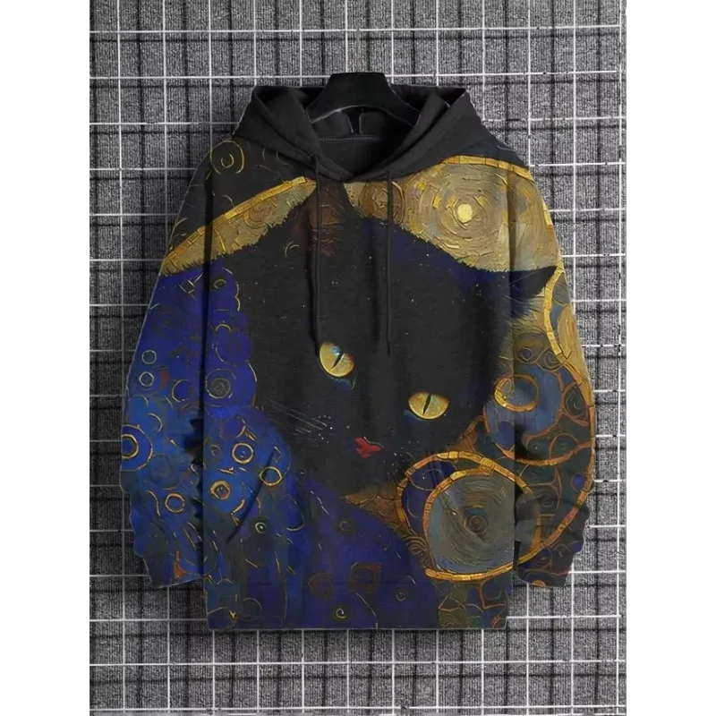 

2025 Fashion 3D Printed Mole Printed Hoodie Men's and Women's Sportswear Oversized Street Trendy Clothes