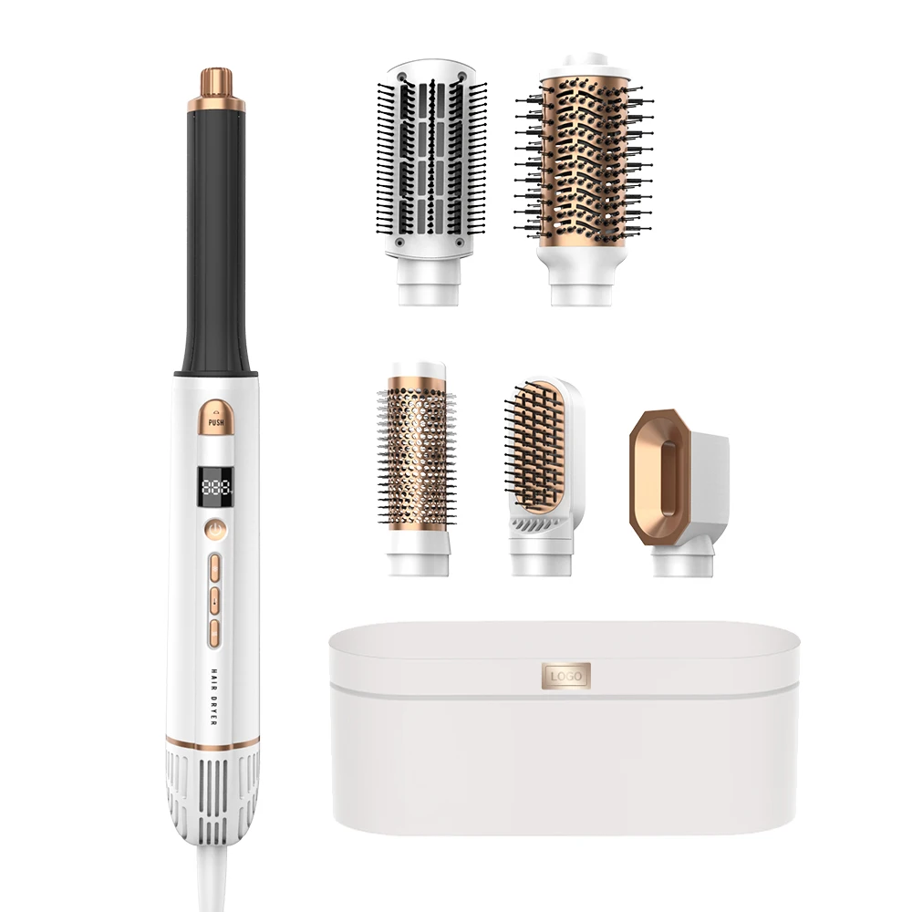 

Hot sell Portable Multy Styler 5 in 1 Outdoor Secadora De Cabello Mini Hair Dryer Airstyler Curling Iron 5 in 1 Multi Styler