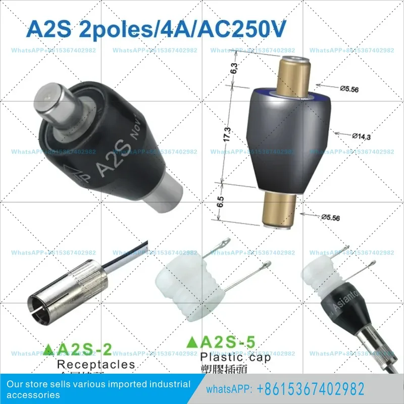 Conductive Slip Ring Taiwan Asiantool A2S 2-way 4A Rotary Joint US MERCOTAC M205
