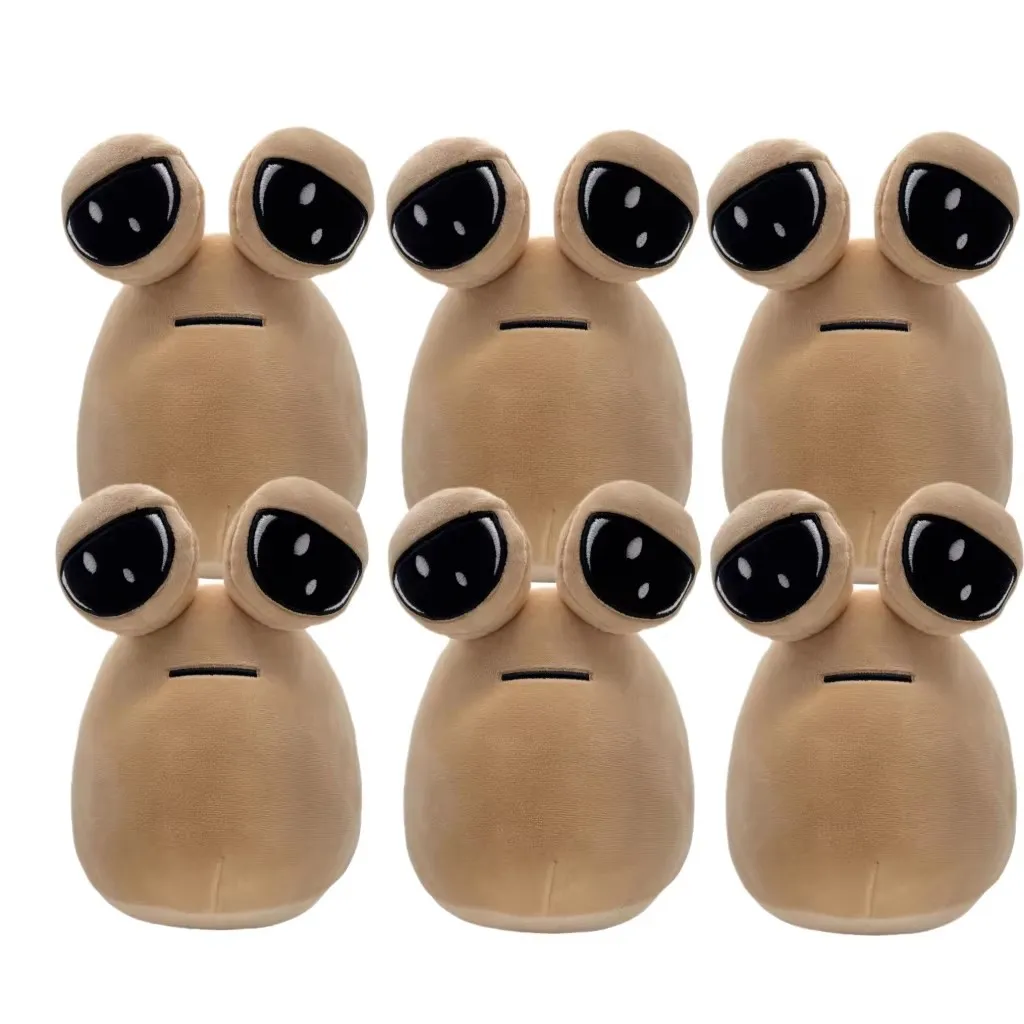 

1-6pcs 22Cm Anime Game The Maw My Pet Alien Pou Kawaii Cartoon Plush Toys Birthday Stuffed Animals Plush Perfect Gifts