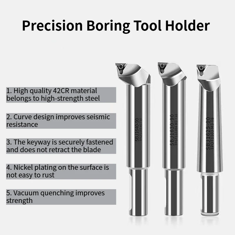 جديد SBJ16 06 08 10 12 14 16 20 25 30 35 40 nbj16 CBI رؤوس مملة دقيقة ومع شريط مملة #4