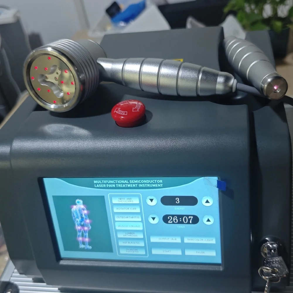High Power 1055mW Cold Laser, 808nm Infrared & Red Light Therapy Device for Deep Tissue Arthritis Pain and Chronic Conditions