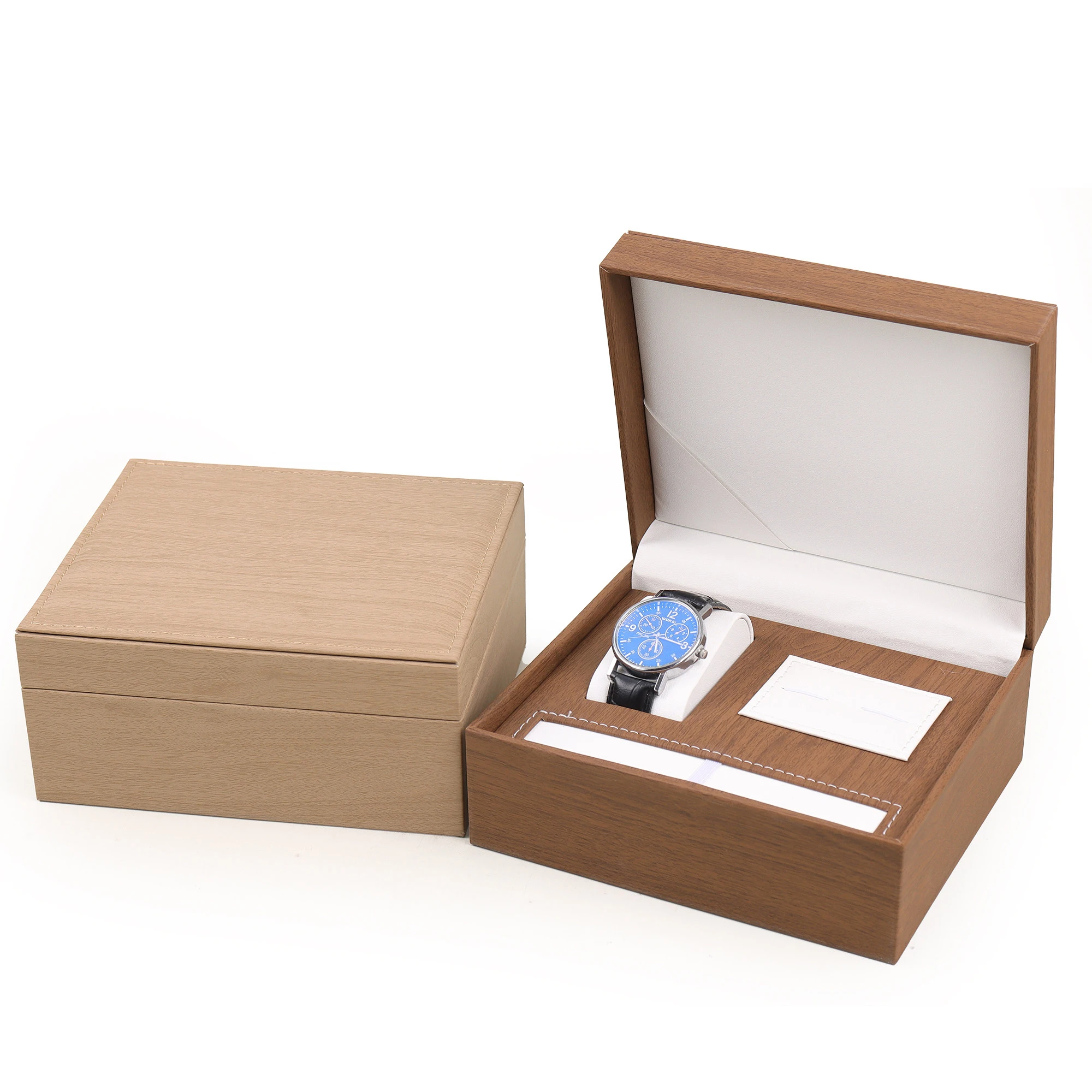 Caixa de Luxo em Couro PU para - Cufflink Box Set avaliação e preço