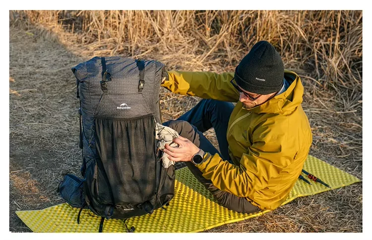 Naturehike Wanderrucksack 60+5L Große Kapazität Rock Series 2.0 Outdoor-Sporttasche Camping Klettern Reise Wasserdichter Rucksack – Detail 31