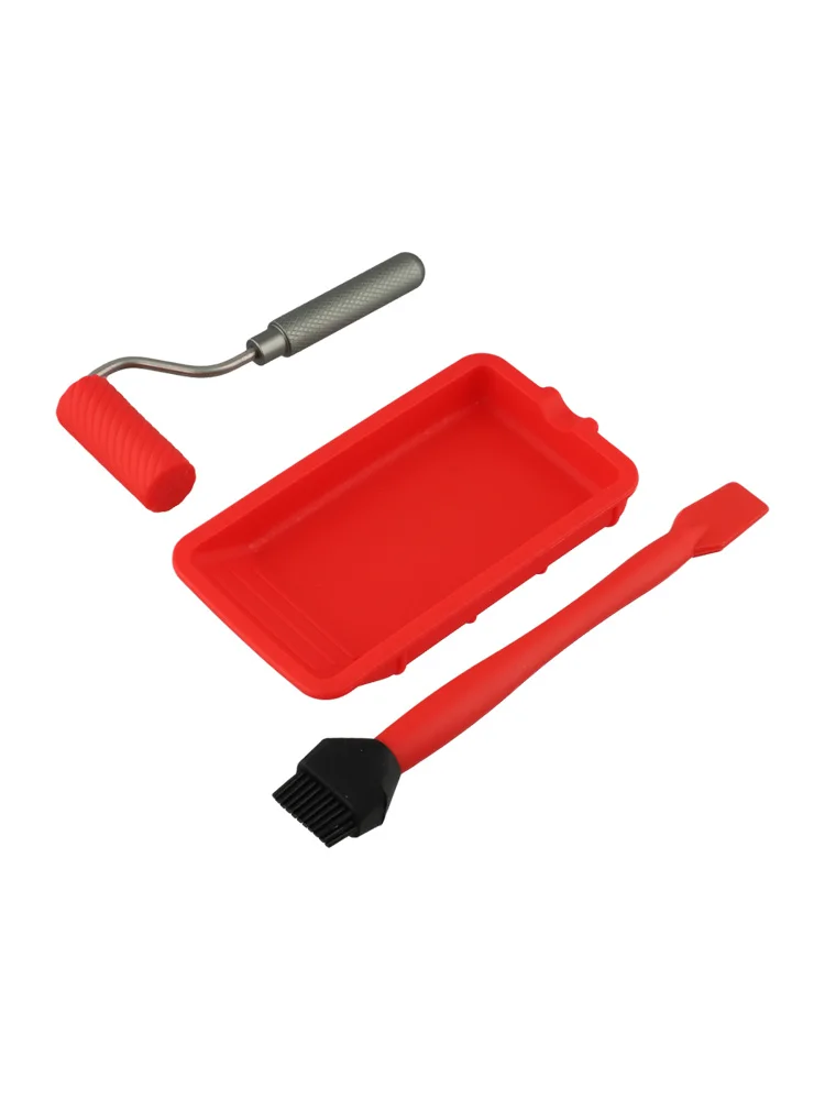 For Renovation Projects Silicone Paint Tool Anti Slip Paint Tray Tool Reusable Paint Tray Easy To Clean Design